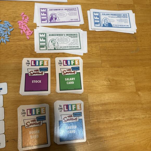 Hasbro Milton Bradley Board Game The Game‎ of Life Simpsons Ed Complete 2004 - Picture 9 of 16